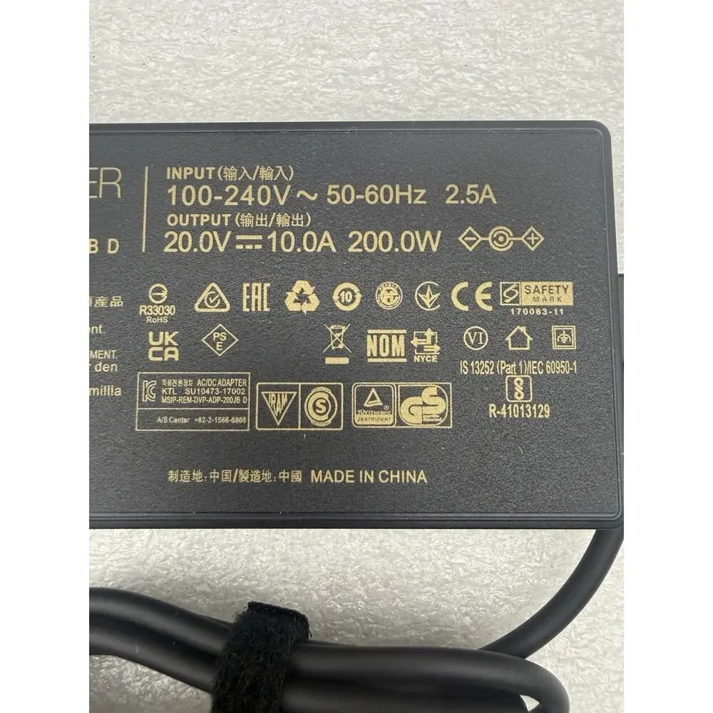 200W Charger Fit For ASUS TUF Dash Gaming Laptop A14 A15 A17 F15 F17,ROG *READ..